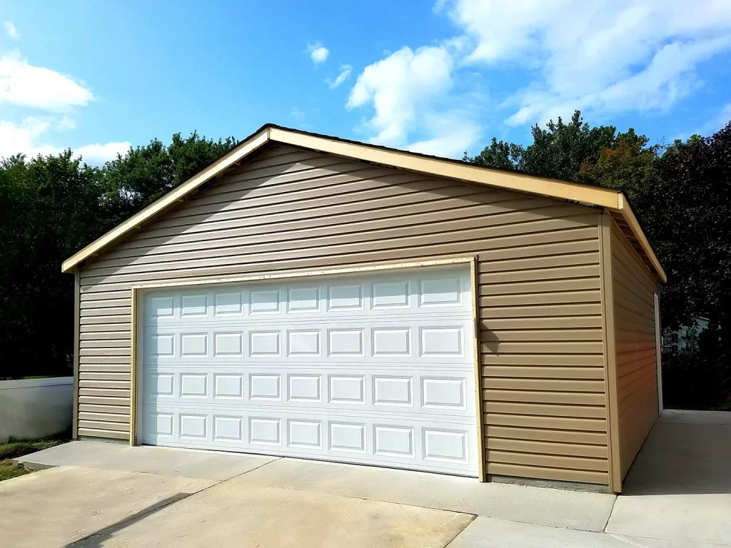 Garage building process - Prairie Land Garages