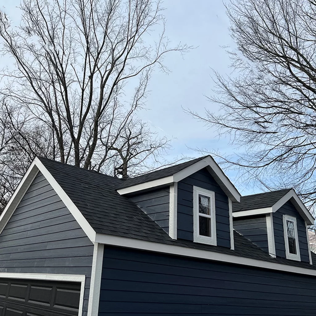 Reverse Gable Garages with Dormers. Chicago garage builders