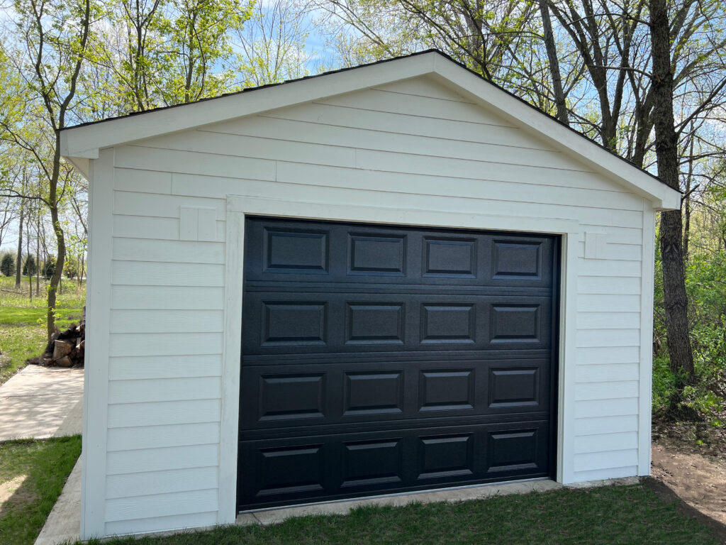 One Car Garage - Gable Roof Garage