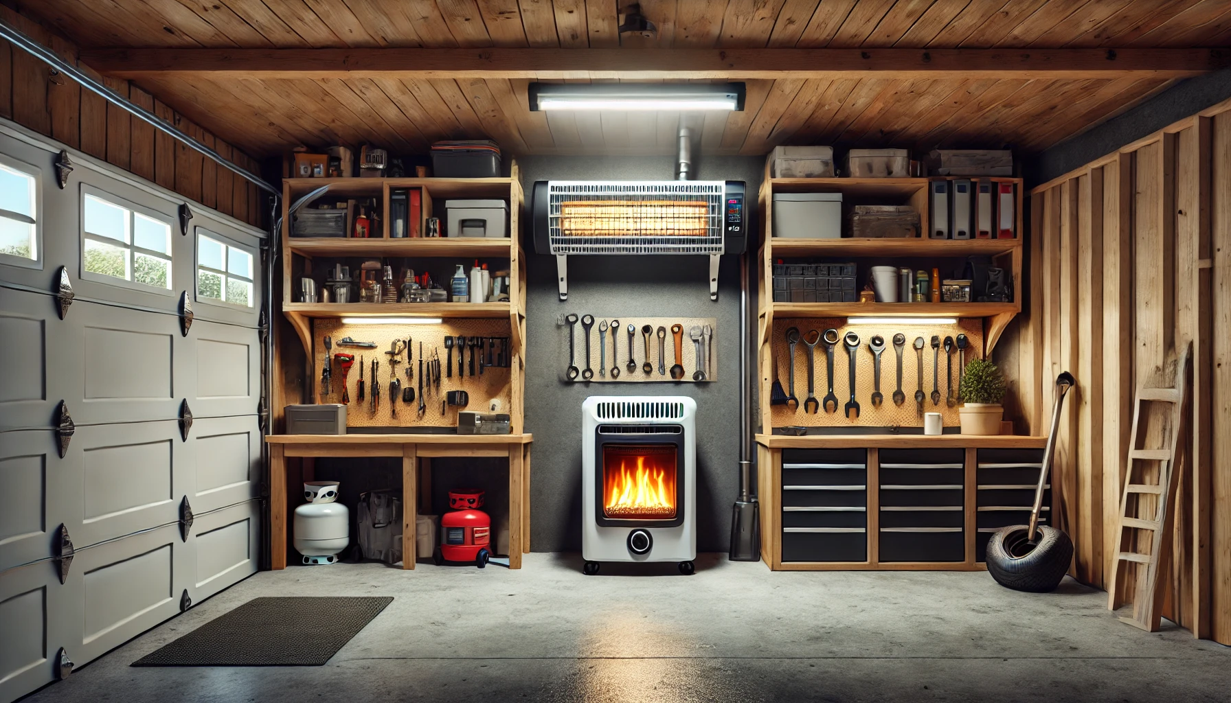 Propane Garage Heater - Prairie Land Garages